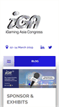 Mobile Screenshot of igamingasiacongress.com